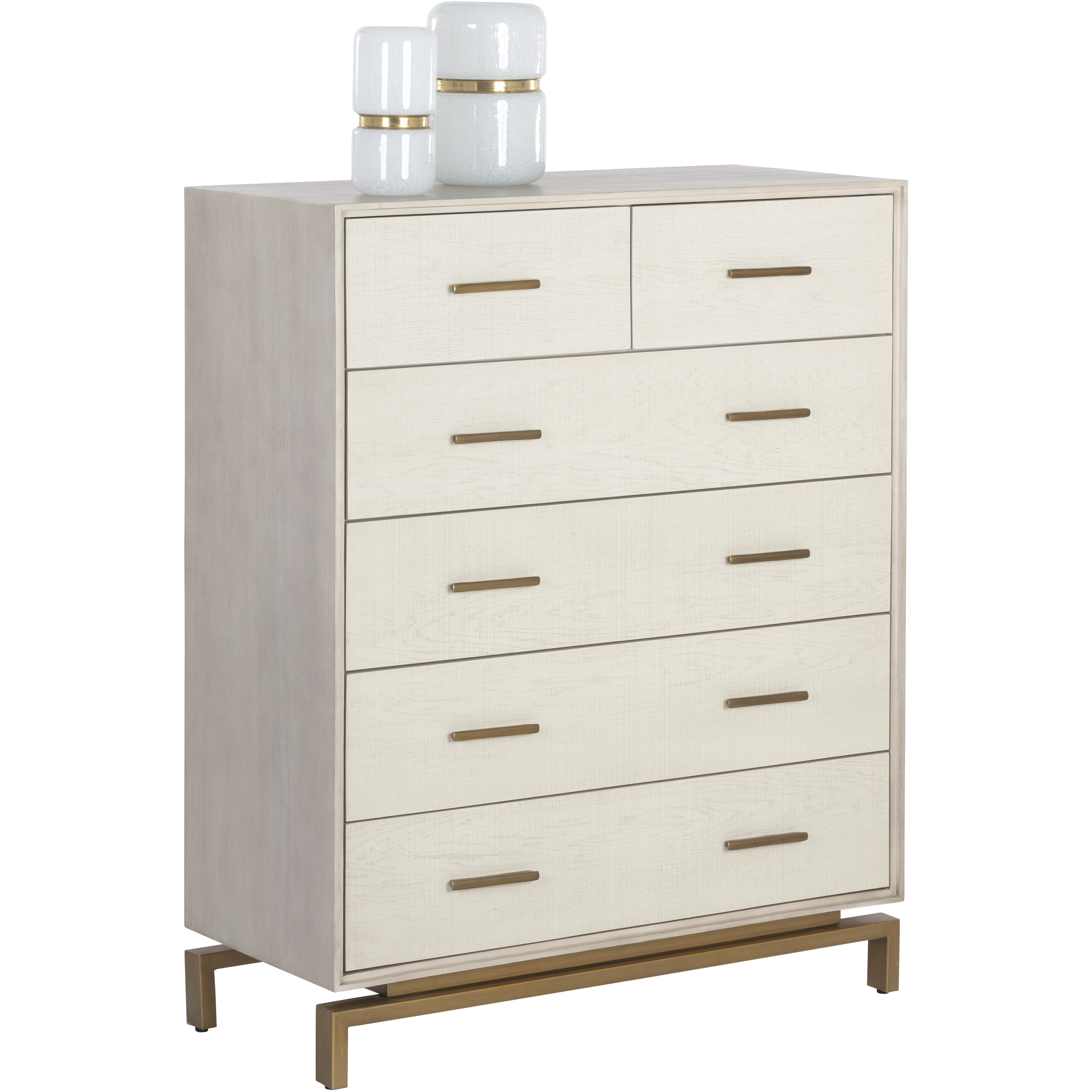 Valencia Taupe / Brass Chest